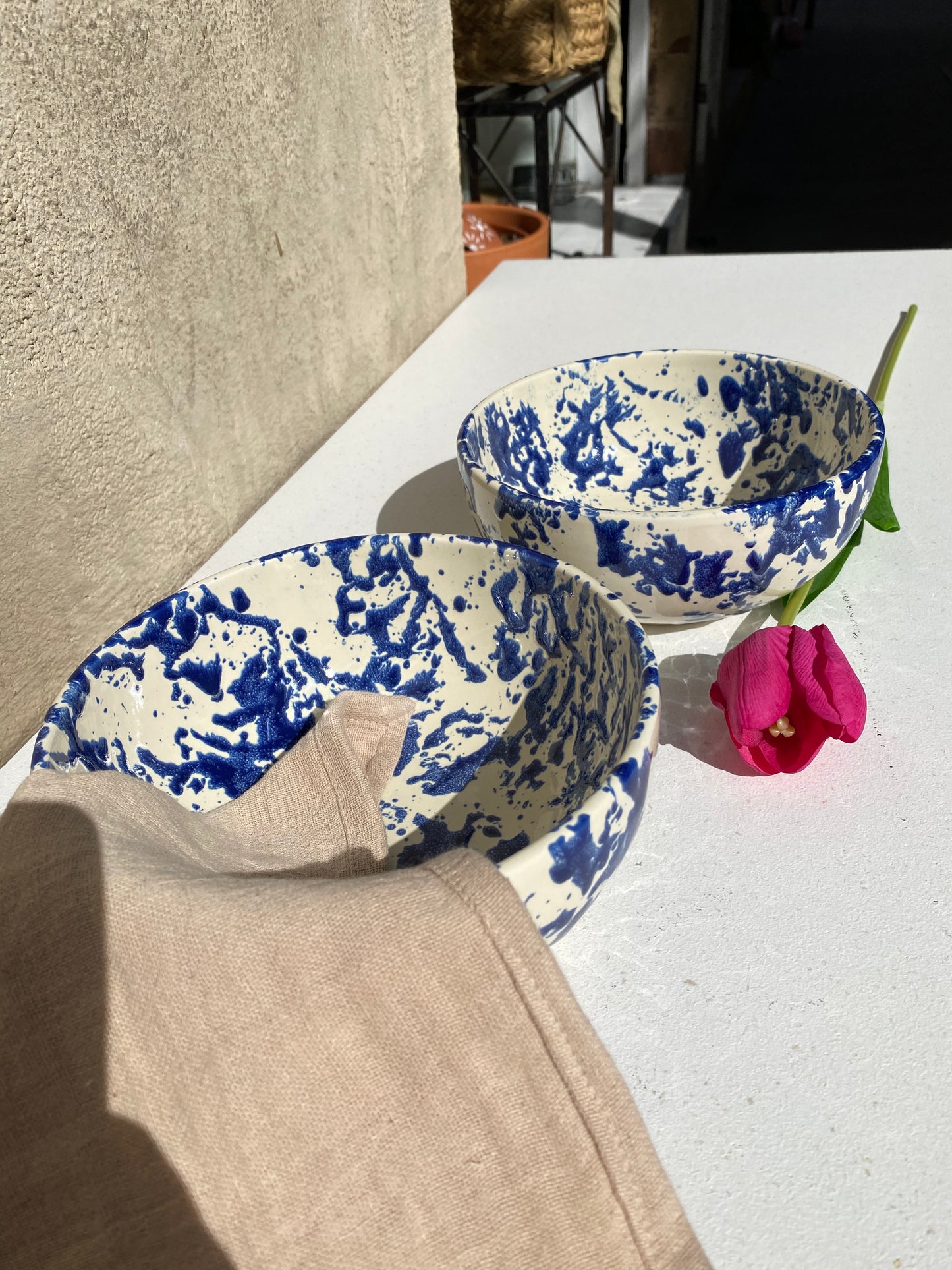 Perfect CUENCO-PLATO Azul med