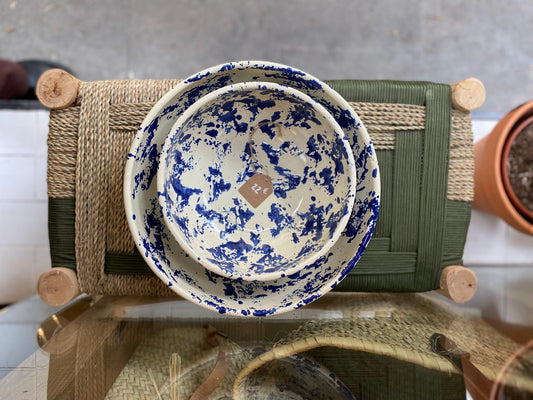 ENSALADERA plana Azul