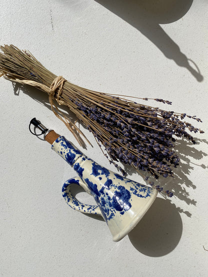ACEITERA de cerámica Azul con asas