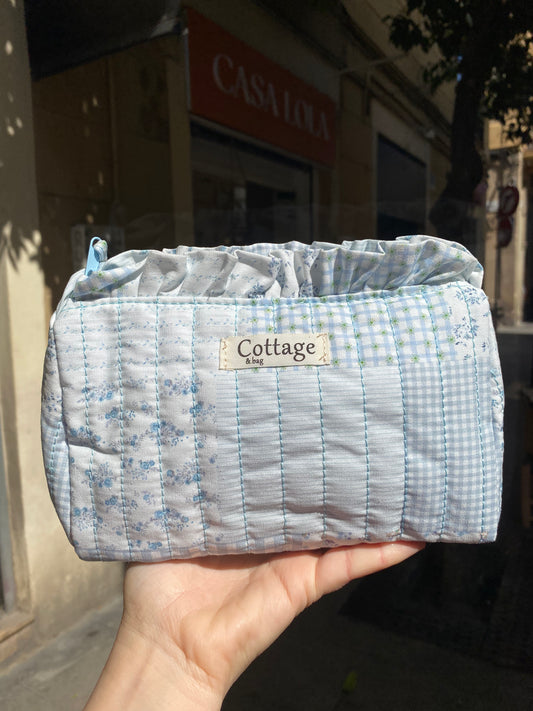 Neceser de algodón con volante (6 colores)