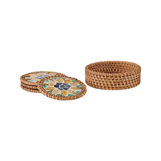 Posavasos de conchas estilo Güell