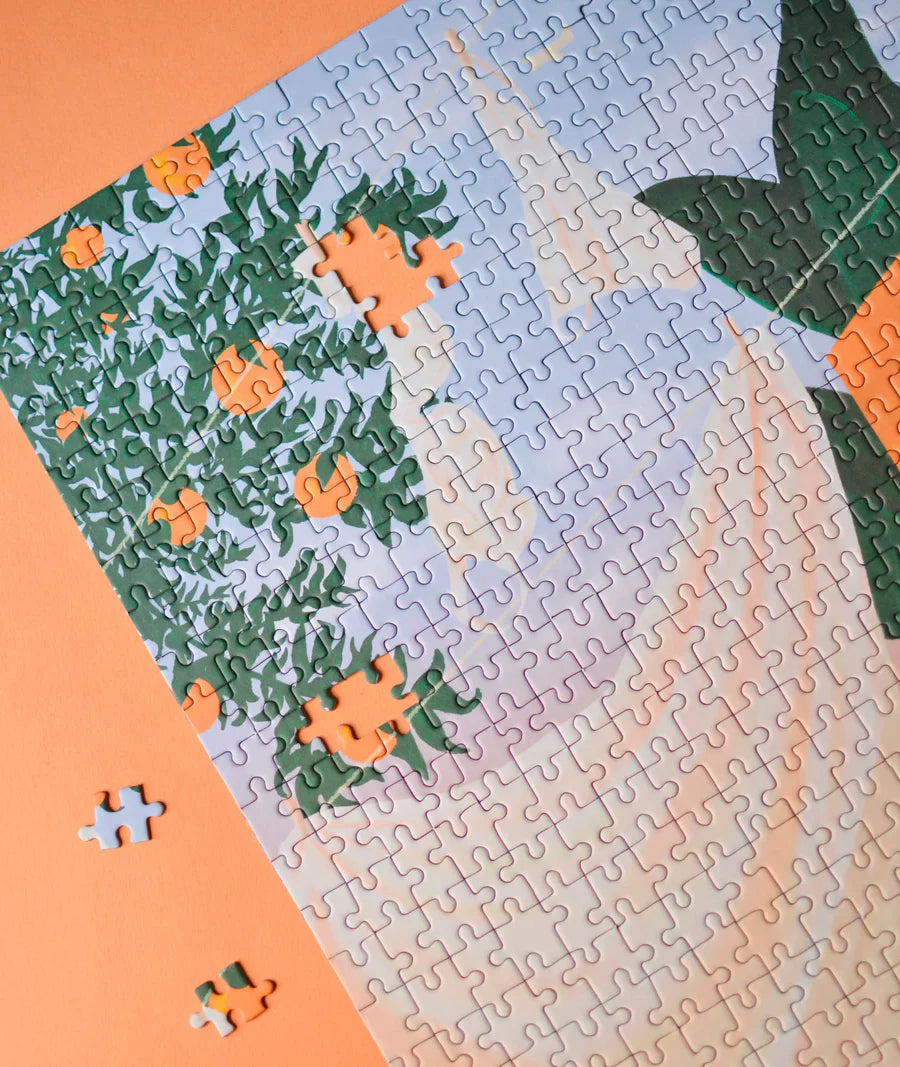 Puzzle 500 piezas "El pequeño baile de la ropa"