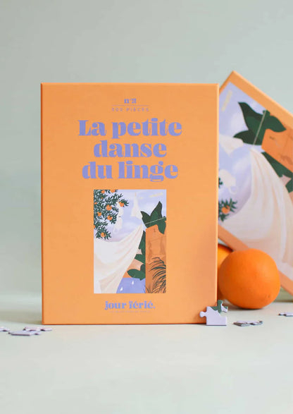 Puzzle 500 piezas "El pequeño baile de la ropa"