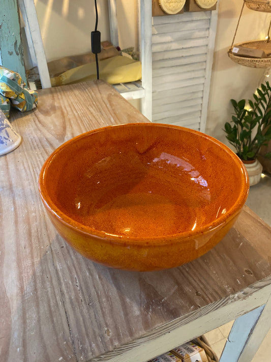 ENSALADERA plana Mandarina